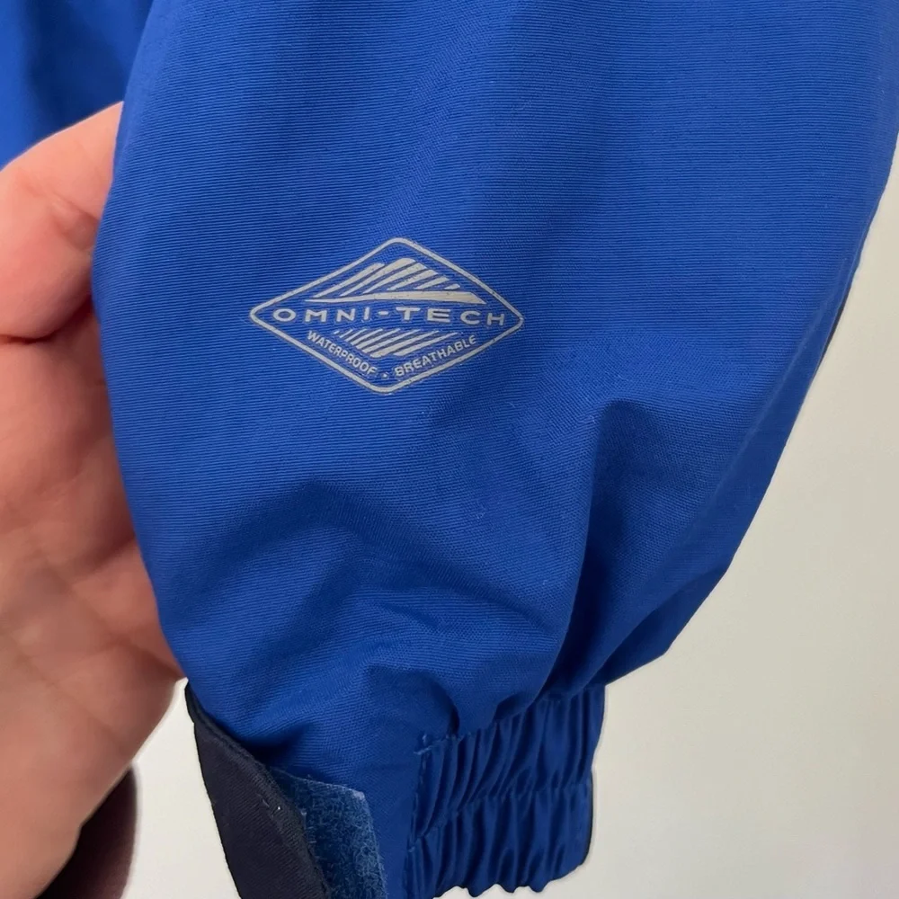 Columbia Blue Waterproof Jacket Size 4/5 - Picture 2 of 11